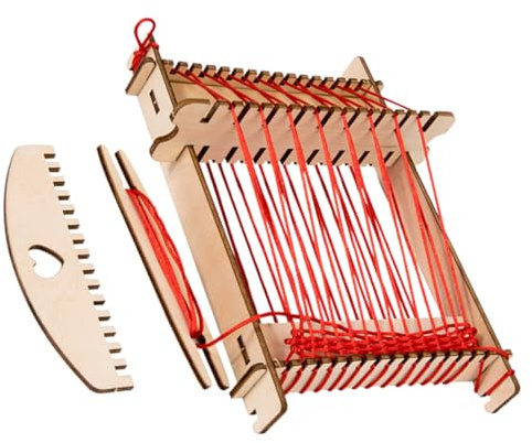 GARVALON Machine à Tisser pour Garçon Fille Jouet de Tissage Fait Main à Monter Soi-même Jouet Amusant pour Garçon Fille Style Aléatoire