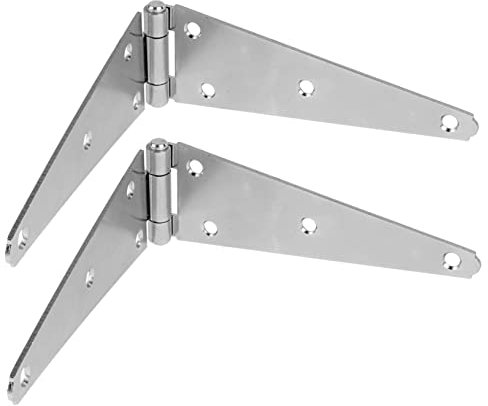 HEALEEP 2pcs Detachable Hinges Outdoor Heavy Duty Strap Hinge for Doors Fences