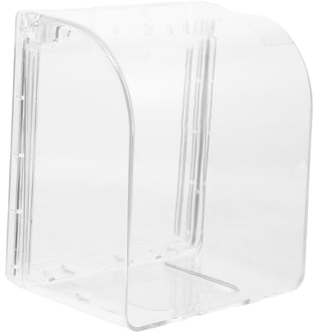 HONITANO Copertura Elettrica Adesiva Trasparente Protezione per Prese da Muro in Cucina Balcone e Ufficio Facile Installazione Senza Adatta Prese Grandi e Standard