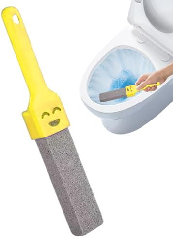 Scopino per WC in pietra pomice – resistente per rimuovere ruggine e incrostazioni, strumento per la pulizia di WC, lavandini, piastrelle, griglie, piscine, accessorio per bagno e cucina per