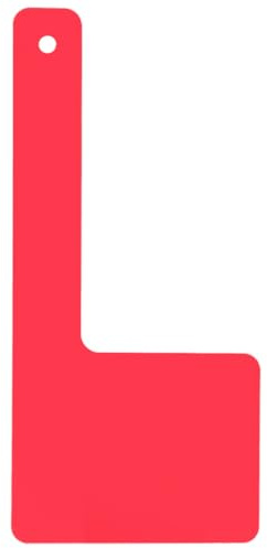 OFFSCH Drapeau Rouge pour Boîte aux Lettres en Acrylique, Rotatif 360°, Grand Format, Accessoire de Remplacement Extérieur, Signal Visible pour Boîtes aux Lettres en Briques,