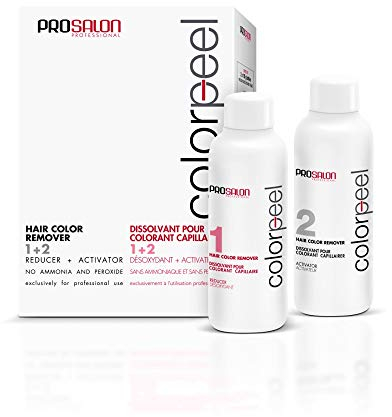 Bizzico PROSALON COLOR PEEL HAIR COLOR REMOVER 2X100G, Röhre, Schwefelfrei, Paraphenylenediaminfrei, Parabelfrei, Ethanolamin frei, Aerosol, für alle Haarfarben, permanent, 1 Stück, Chemikalienfrei