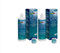 UPTOHIGH Solocare Aqua 2X360ML Cleaning Solution and Soak with MicroBlock Contact Lens Cases Clear
