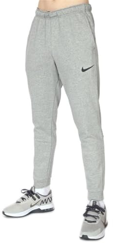 Nike Herren M Nk Df Pnt Taper Fl Pants, Dk Grey Heather/Black, S EU