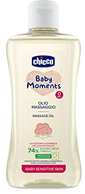 Chicco BABY SENSITIVE SKIN - MASSAGEÖL, 200 ml, 0 Monate +