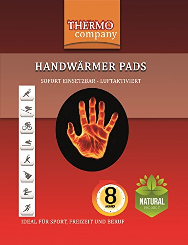 THERMO company Handwärmer Pads 40+1 Paar | Wärmekissen Hände | Taschenwärmer selbstaktivierend | Wärmepads für Handschuhe & Jackentaschen | Bis zu 8h Wärme | Sofort einsatzbereit