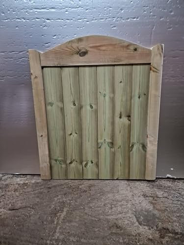 md carpentry Wooden Garden Gate, Pressure Treated, 4ft 120cm, Green, Wood