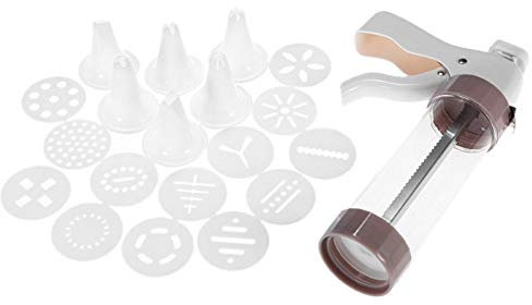 Eighosee 20-teiliges Set zum Backen, Dekorierstift, Kuchenherstellung, Dekorateur, handgepresst, Keksdekorator