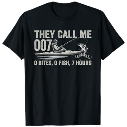 Funny Fishing Humor - They Call Me 007 Fishing T-Shirt