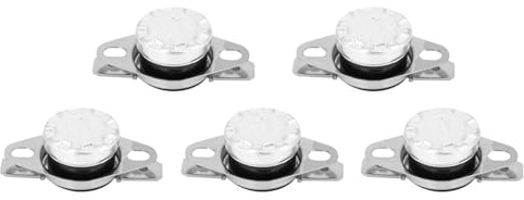 Pongnas KSD301 Termobrytare, Normalt öppen Temperaturkontrolltermostat med Snabbrespons, för AC250V 10A Spänning, 23 Temperaturalternativ 40℃ Till 150℃ (45℃)