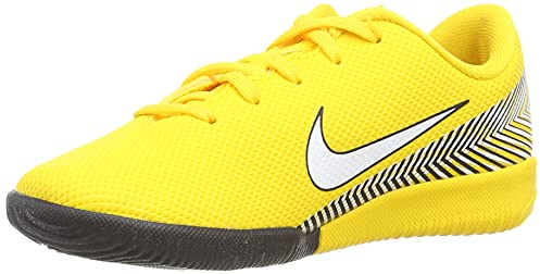 Nike JR Vapor 12 Academy PS NJR IC Zapatillas de fútbol Sala, Unisex niños, Multicolor (Amarillo/White/Black 710), 30 EU (12 Infantil UK)