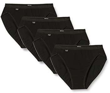 sloggi Damen Basic+ Tai 4P Slip, Black, 44