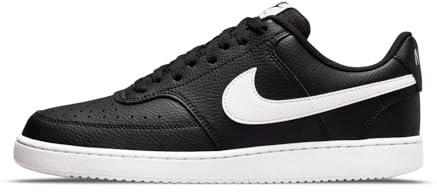 NIKE Nike Court Vision Low Next Nature, Sneaker Hombre, Negro Black White, 38.5 EU