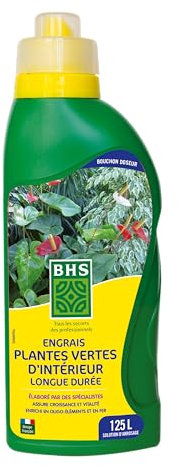 BHS Engrais Plantes Vertes - 500 mL - Soit 125 L - Engrais Plantes Vertes De La Maison EPVI500