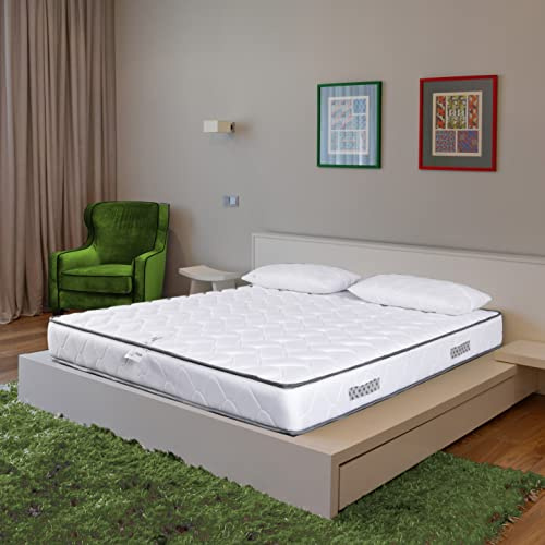 ITALYMATERASSI Materasso memory ortopedico DETRAIBILE SFODERABILE semirigido con Cuscino in FIOCCO di memory in PROMOZIONE – IRIS H22/23 110x190 cm