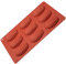 DOTHANGWEI Shell Shaped Tray Madeleines Baking Tray 9 Cavity Madeleine Silicone Mold for Ice Cube Handmade Soap Chocolate Cookies