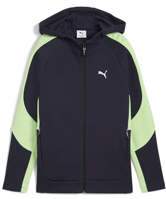 PUMA Evostripe Full-Zip Hoodie DK B Vestes Sweat Garçon (Lot de 1)