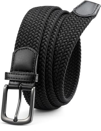 CHAOREN Cinturon Elastico Hombre, Cinturones Hombre de Tela Tejida, Cinto Homem de Golf Informal 35mm