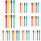 GegXcn 50 PCS Glue Spreader, Bright Coloured Plastic Spatula Sticks, for Kids' Art, Craft & School Projects, Long Handle Design for Smooth and Even Glue Distribution