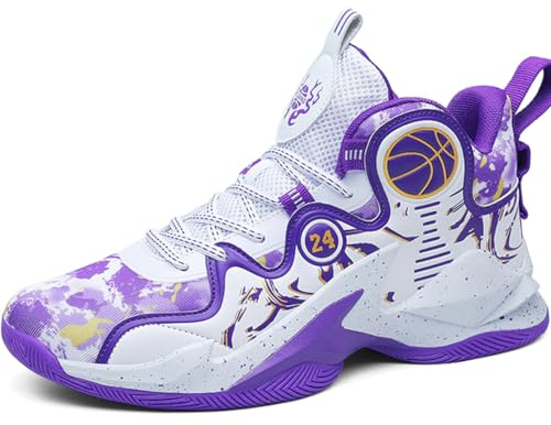 Kmrlofiy Basketsko för män, mode, halkfria, sneakers, unisex, sportskor i gummi, lätt yttersula som andas, sport, ungdomssneaker, Sneaker 22, 37 EU