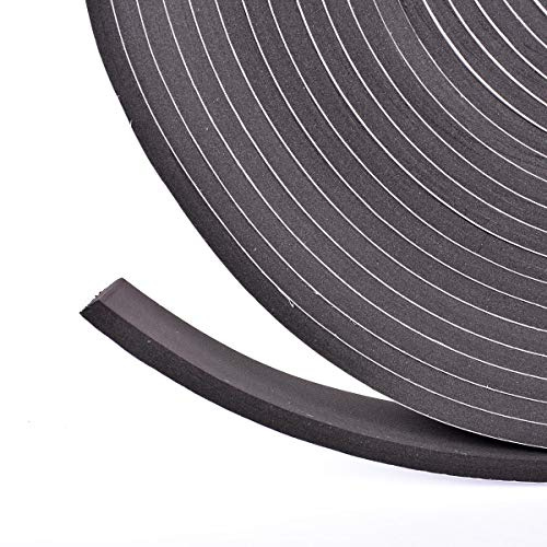Sponge Neoprene Stripping W/Adhesive 1-1/2in WD X 1/4in THK X 37.5ft Long
