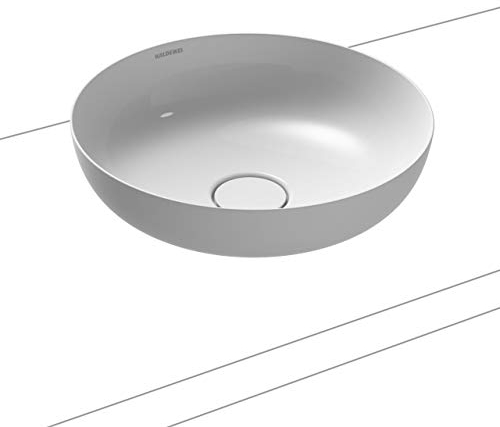 Kaldewei Waschtisch-Schale rund Miena 3181 (ohne Überlauf) inkl. Perl-Effekt ⌀ 38 cm alpinweiß