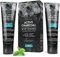 Unnis Sbiancante Denti Professionale Dentifricio Sbiancante Professionale Sbiancamento Carbone Attivo Blanco Dent Dentifricio (50 g (Confezione da 2), Menta)