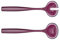 GUZZINI - Couverts À Salade Dolcevita, Bio-Based Plastic, Amethyst, 28x10xh2