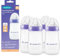 Lansinoh Anti Colic Baby Bottle - 240ml - NaturalWave® Medium Flow Teats Reduces Nipple Confusion + New Stackable Lid Breast Milk Storage Bottles Breastfeeding Bottle Feeding - Baby Bottles 4-Pack