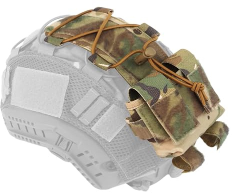 Borsa tattica per casco della batteria di bilanciamento borsa contrappeso borsa airsoft accessori da caccia custodia per dispositivi di visione notturna (CP)
