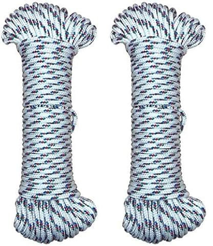 Future 213106 Cordon tressé polypropylène Tricolore 5 mm x 10 m (Lot de 2)