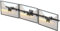 Support Mural Ecran PC pour 3 Ecran de 17 à 32 Pouces, inclinable et pivotant, VESA 75x75/100x100mm, Max. 7 kg par écran, Noir
