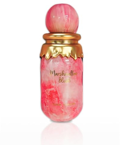 Paris Corner | Marshmallow Blush EDP 100ml | A Unique Gourmand Marshmallow and Strawberry Perfume for Women | A Long-Lasting Sweet Scent for Daily Wear