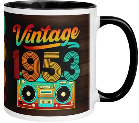 1953 Geburtstag Mann Frau | Vintage – 73 Jahre Geschenk | Jahrgang Tasse | Lustige Geschenktasse zum 73. Geburtstag | Geburtstagsdeko für Männer und Frauen zum 73ten | Made in Germany