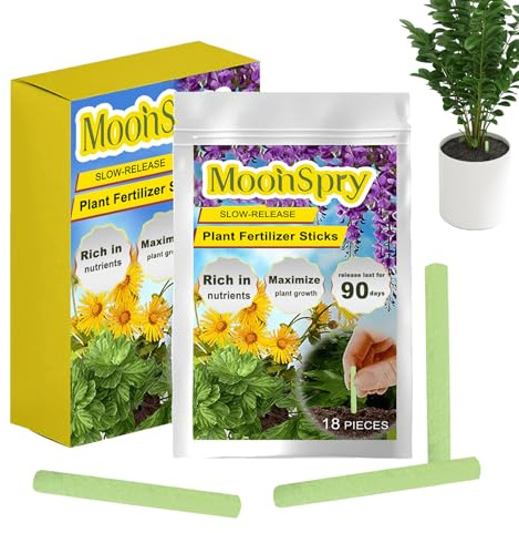 Plant Fertilizer Sticks | Plant Fertilizer Spikes,Gardening Supplies Foliage Care for Indoor Outside Bonsai Flower