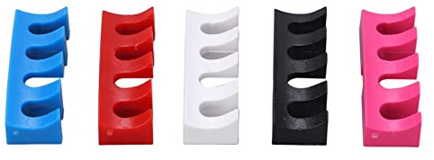 BuyWeek Badmintonracket lastspridare, 5 delar badmintonsträng, belastningsspridare adapter, racketsträngskydd för reparationsunderhåll