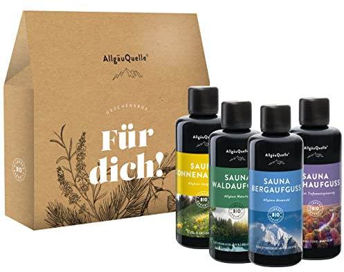 FÜR DICH 4ER SAUNA SET GESCHENKSET