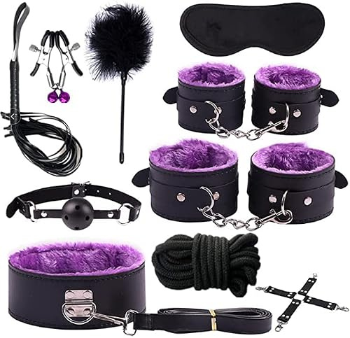 Dooisuue 10PCS Juguetes Erótîcôṡ para Parejas Pack Hombres Juegôs Ṣȅxô Pareja Placer Tobillo B`D`SN Juguetes êróticôs para adultôs Aprovechar 04D3