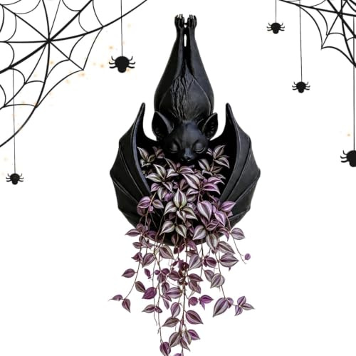 Fladdermus Hängkruka Halloween Fladdermusformad Dekorativ Planteringskruka