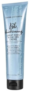 Bumble and bumble. Thickening Great Body Volumizing Blow Dry Cream | Heat Protection | Volume Blowouts for Fine to Medium Hair | Wavy, Straight, 150 ml