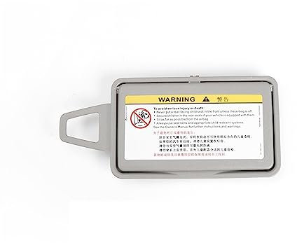 SAFWEL Apto for Benz W211, Parasol Interior de Coche, Visera de Maquillaje, Cubierta de Espejo cosmético Apta for Mercedes E CLS Clase W219, Accesorios for automóviles 2118100310 (Size : Gray Right)