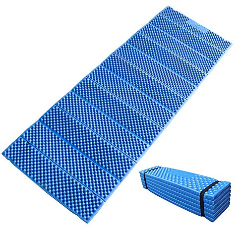 ACAGALA 190 x 57 cm Esterilla de camping ultraligera de espuma para camping, asiento plegable, esterilla de playa, esterilla de pícnic, colchón exterior