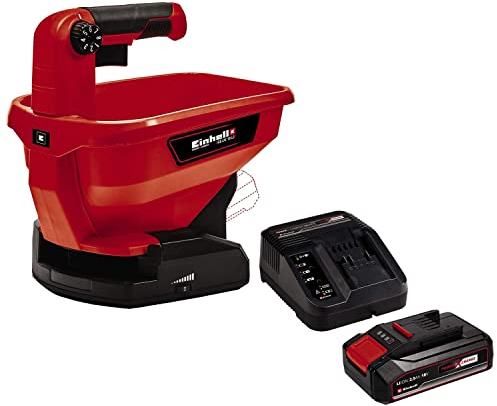 Einhell Spargitore Universale Ge-Us 18 Li-Solo Power X-Change (Ioni di Litio, 18 V, 3,3 L, Regolazione Della Quantità di Distribuzione a 8 Fasi) + 2,5 Ah Power X-Change Batteria