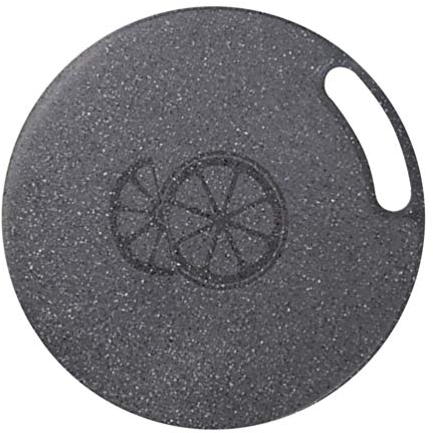 Cabilock Multifunktionsschneide Schneidebrett Rund Schneidebrett Kunststoff: Rundschneide Servierschneidebrett Kunststoff Schneidebrett für Gemüse Obst Brot Käse 31cm