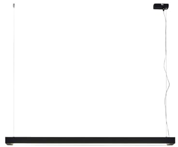 Arcchio LED Pendelleuchte Büro 122 cm, Hängelampe Büroleuchte 4000K Pendellampe Downlight Schreibtisch Hängeleuchte Deckenleuchte Bürolampe