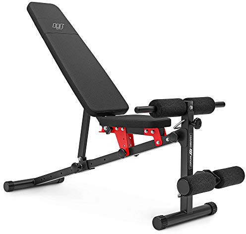 Marbo Sport, Trainingsbank, Hantelbank Bizepsbank Bauchtrainingsbank, Bizeps Trizeps Trainingsgerät, Curlbank, Beincurler - Home Gym, Armtrainer, Trainingsgerät - MH-L111 2.0, Made in EU