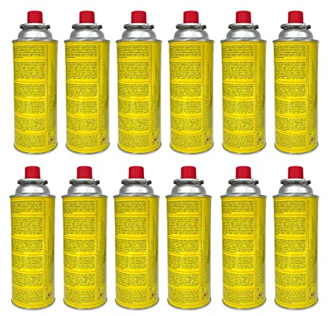 Campata Gaspatroner 227 g, 520 ml, campinggas, butangas patron, campingkök, bunsenbrännare, gasvärme, gasbrännare, lödbrännare (12 patroner)