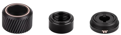 Thermaltake Pacific SF Hard Tube 16mm OD Compression | Matte Black | DIY LCS Fittings