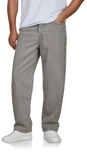 JACK & JONES JJIALEX JJCOOPER Jean stretch baggy fit en coton pour homme - Bleu / noir / gris - Tailles 30, 31, 32, 33, 34, 36, 38