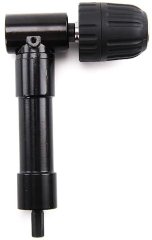 Right Angle Drill Adapter Attachment 0.8-10mm Cordless 90 Degree Drill Adaptor Ight Angle Bend Extensio for Tight Corner Workspace